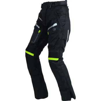 Cappa Racing Kalhoty moto dámské FIORANO textilní černé/zelené L Velikost: S