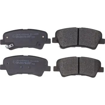 Brzdová destička Sada brzdových destiček, kotoučová brzda DENCKERMANN B111639