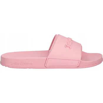 Dámské pantofle JUICY COUTURE Světle růžové dámské nazouváky Embossed Slider velikost 37