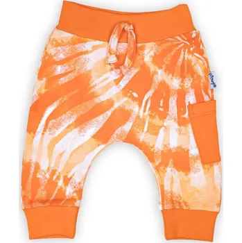 Kojenecké oblečení Nicol tepláky oranžové velikost 68