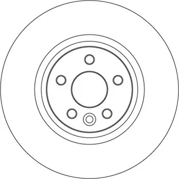 Brzdový kotouč Brzdový kotouč TRW DF6848S