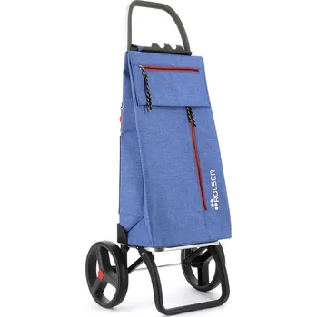 Nákupní taška Rolser Wallaby Tweed 2 Logic RSG nákupní taška na kolečkách, modrá