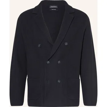 Pánský svetr Strokesman's Pánské Pletené Sako Regular Fit, tmavě modrá, XL
