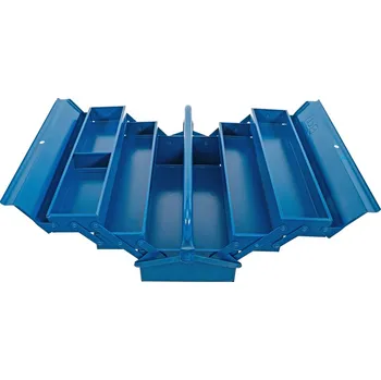 Rozkládací montážní skříňka - basa na nářadí, 420x200x200 mm, 5 přihrádek - BGS 33000