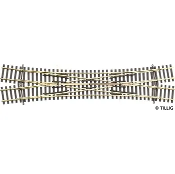 Modelová železnice Křižovatková výhybka dlouhá TT - Tillig 83391