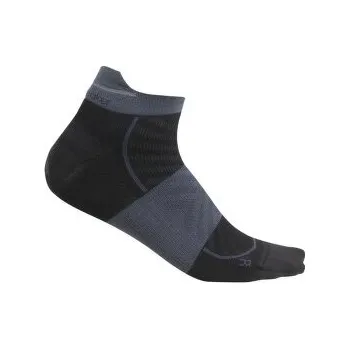 Pánská móda Icebreaker Merino Run+Ultralight Micro Men BLACK/GRAPHITE černá L