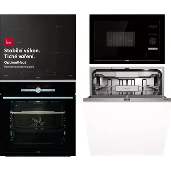 Set domácích spotřebičů Set Mora VTS 785 DXB + VMT 445 B + VDIS 677 FF + IMB 6689