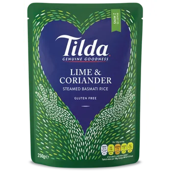 Tilda dušená rýže s příchutí Limetky&Koriandru 250g