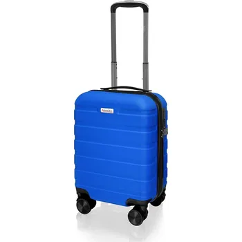 AVANCEA Skořepinový cestovní kufr DE2708 modrý XS 47x31x21 cm