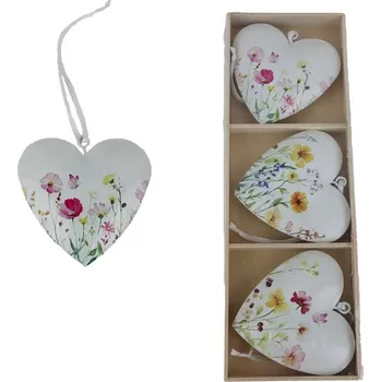 Srdce k zavěšení, 3 ks K4716