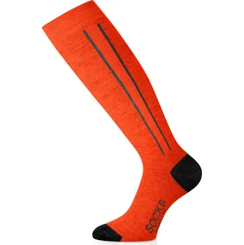 Pánské oblečení FWC lyžařské merino podkolenky - Oranžová 219 / (34-37) S / Oranžová