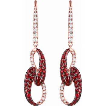 Náušnice Růžové zlato Náušnice