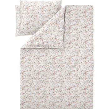 Povlečení LIVARNO® Saténové ložní povlečení, 240 x 220 cm, 70 x 90 cm (květiny/bílá)