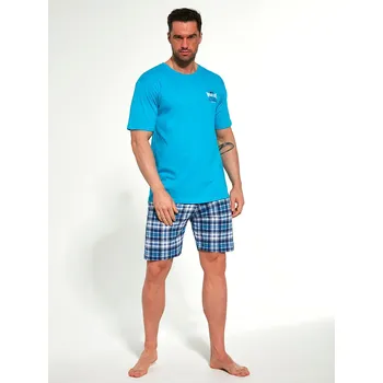 Pyžamo Cornette 326/131 Yellowstone kr/r M-2XL Barva: tyrkysová, Velikost: XXL