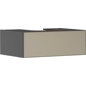 Koupelnový nábytek Skříňka pod umyvadlo pod desku Hansgrohe Xevolos E 78x27,5x55 cm břidlicová matná šedá 54312390