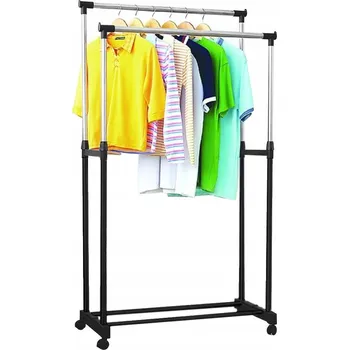 Věšák Stojanový věšák kovový 22 kov