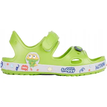 Dívčí sandály Coqui dětské sandály plast zelené velikost 23,5