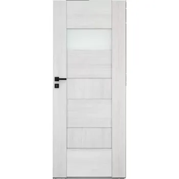 Interiérové dveře Interiérové rámové dveře Solte 2, které mají dekorativní prosklený rámečky. Dveře mají rám z MDF desky.