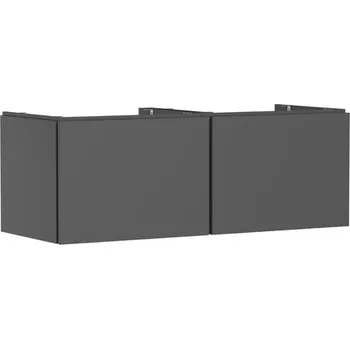 Koupelnový nábytek Skříňka pod umyvadlo pod desku Hansgrohe Xilesa E 137,5x50x55 cm břidlicová matná šedá mat 54268760