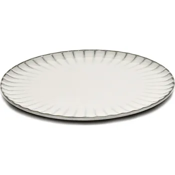 Talíř Serax, Talíře jídelní Inku, 24 cm, bílé, 4 ks. - Formadore