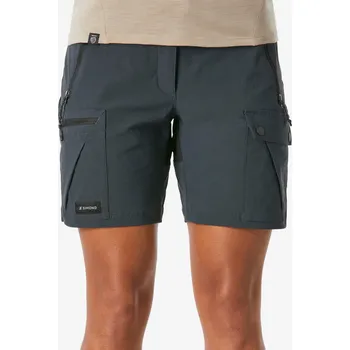 Dámské kraťasy SIMOND Dámské turistické kraťasy MT 500 44 ČERNÁ|ŠEDÁ