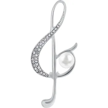 Brož Brož houslový klíč stříbrné barvy 9002120-1