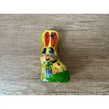 Cukrovinka Chocoland Velikonoční zajíc sedící zlatý 60g