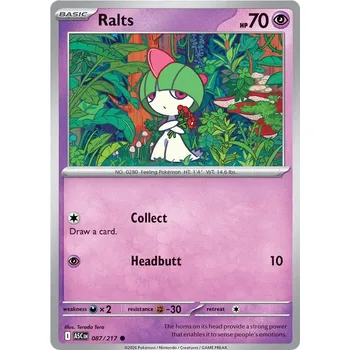 Sběratelská karetní hra Ralts 087/217 - Ascended Heroes Typ karty: Non-Holo