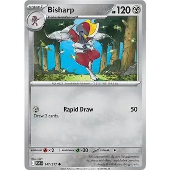 Sběratelská karetní hra Bisharp 147/217 - Ascended Heroes Typ karty: Non-Holo