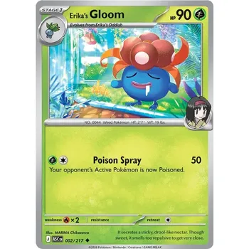 Sběratelská karetní hra Erika's Gloom 002/217 - Ascended Heroes Typ karty: Pokéball Reverse