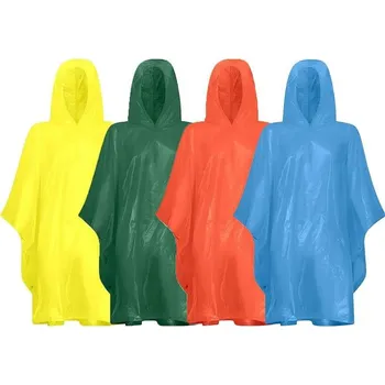 Pláštěnka LifeTime Poncho do deště v praktickém obalu, 100X130 cm BARVA: Žlutá Nové