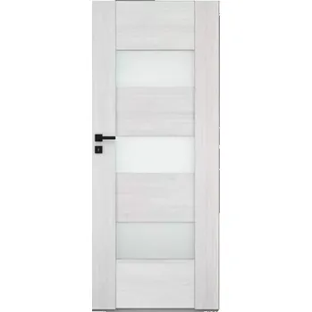 Interiérové dveře Interiérové rámové dveře Solte 3, které mají dekorativní prosklený rámečky. Dveře mají rám z MDF desky.