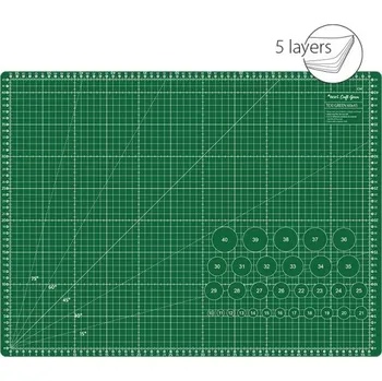 Řezací podložka TEXI GREEN 60 x 45 cm,3 mm, 5 vrstvá, zesílená