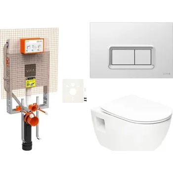 Klozet Závěsný WC set k zazdění SAT Project SIKOVZSATPRO51680