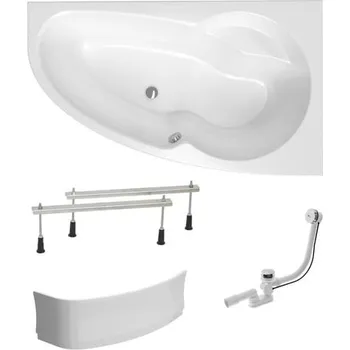 Asymetrická vana Laguna Luiza 150x95 cm akrylát pravá SIKOLU1500PANP