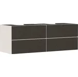 Skříňka pod umyvadlo pod desku Hansgrohe Xevolos E 157x55,5x55 cm písková matná béžová mat 54200660