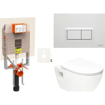 Klozet Závěsný WC set k zazdění SAT Project SIKOVZSATPRO51600