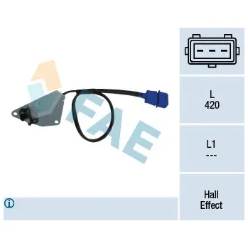 Čidlo automobilu Snímač, poloha vačkového hřídele FRANCISCO ALBERO S.A. 79105