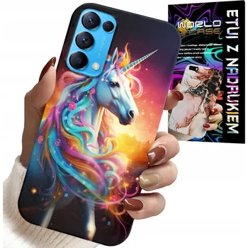 Pouzdro na mobilní telefon POUZDRO PRO OPPO RENO5 4G 5G - JEDNOROŽEC PRO DÍVKY DÁREK