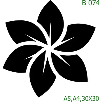 Plastová šablona pro malování - Mandaly a dortovky - Dortovka (B074) - A5 , Lepící fólie