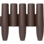 PROSPERPLAST Palisáda zahradní tm.hnědá 270cm