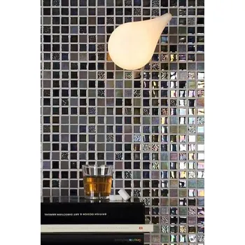 Obklad Skleněná mozaika Mosavit Sundance negro 30x30 cm mat / lesk SUNDANCENE