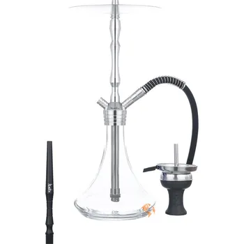 Čistič dýmky Vodní dýmka Aladin MVP 460 model 2 nerez 52 cm Clear