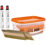 Hřebíky typu D34 2.9x70mm konvexní s plynem, 2200ks, BeA 10401279