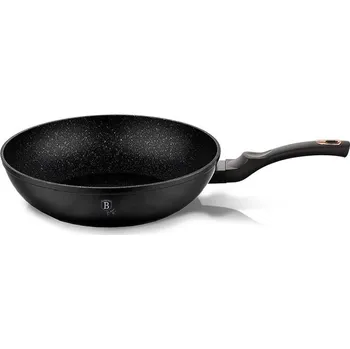 Nádobí Berlingerhaus Pánev WOK s mramorovým povrchem 30 cm Black Rose Collection