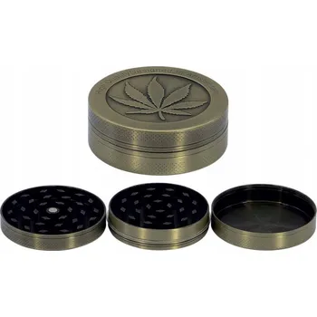 Kuchyňský mlýnek Drtička/Mlýnek na bylinky kovová List 3dílná 5 cm