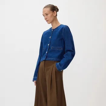 Dámské sako Reserved - Džínové sako - modrá - 145IL-55J - 145IL-55J-XXL