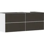 Skříňka pod umyvadlo pod desku Hansgrohe Xevolos E 137x55,5x55 cm bílá matná 54239660