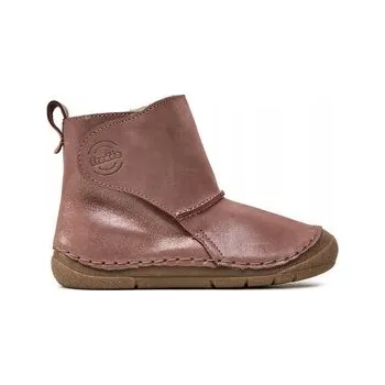 Dámské kozačky Froddo Kozačky Paix Up Zimní Boty G2160082-6 S Růžové