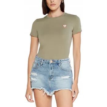 Dámské tričko GUESS Zelené dámské tričko Mini S